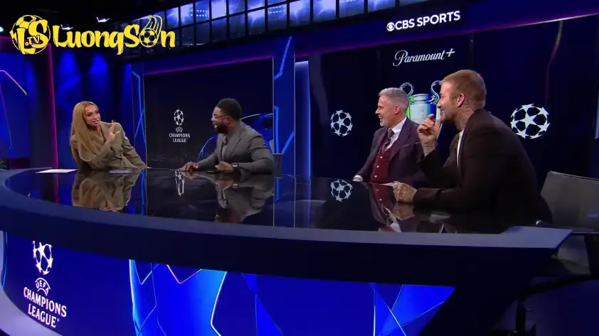 Beckham tại chương trình CBS SPORTS